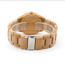 Stylish Deer Bamboo Wrist Watch