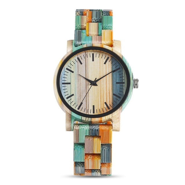 Colourful Stylish Wooden Watch