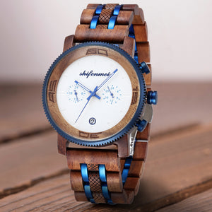 Luxury Chronograph Wooden Watch
