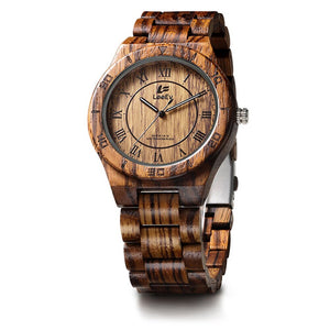 Fashionable Men Bamboo Wood Watch