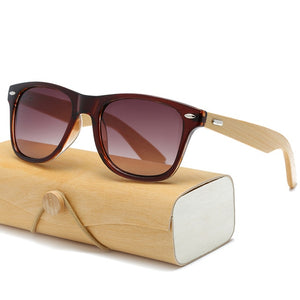 Stylish Wooden Sunglasses with Wooden Case