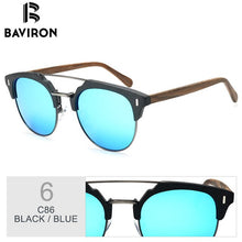 Retro Classic Polarised Wooden Sunglasses