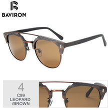 Retro Classic Polarised Wooden Sunglasses