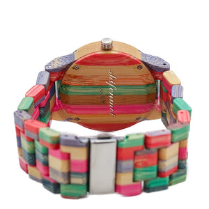 Colourful Wooden Watch